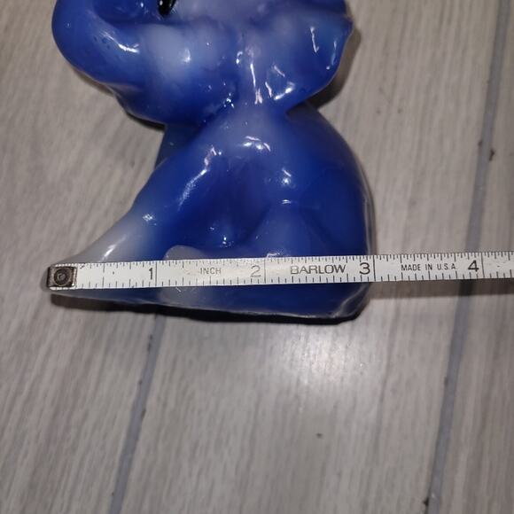 Vintage Candle Blue Elephant Wax Cute - Picture 5 of 7
